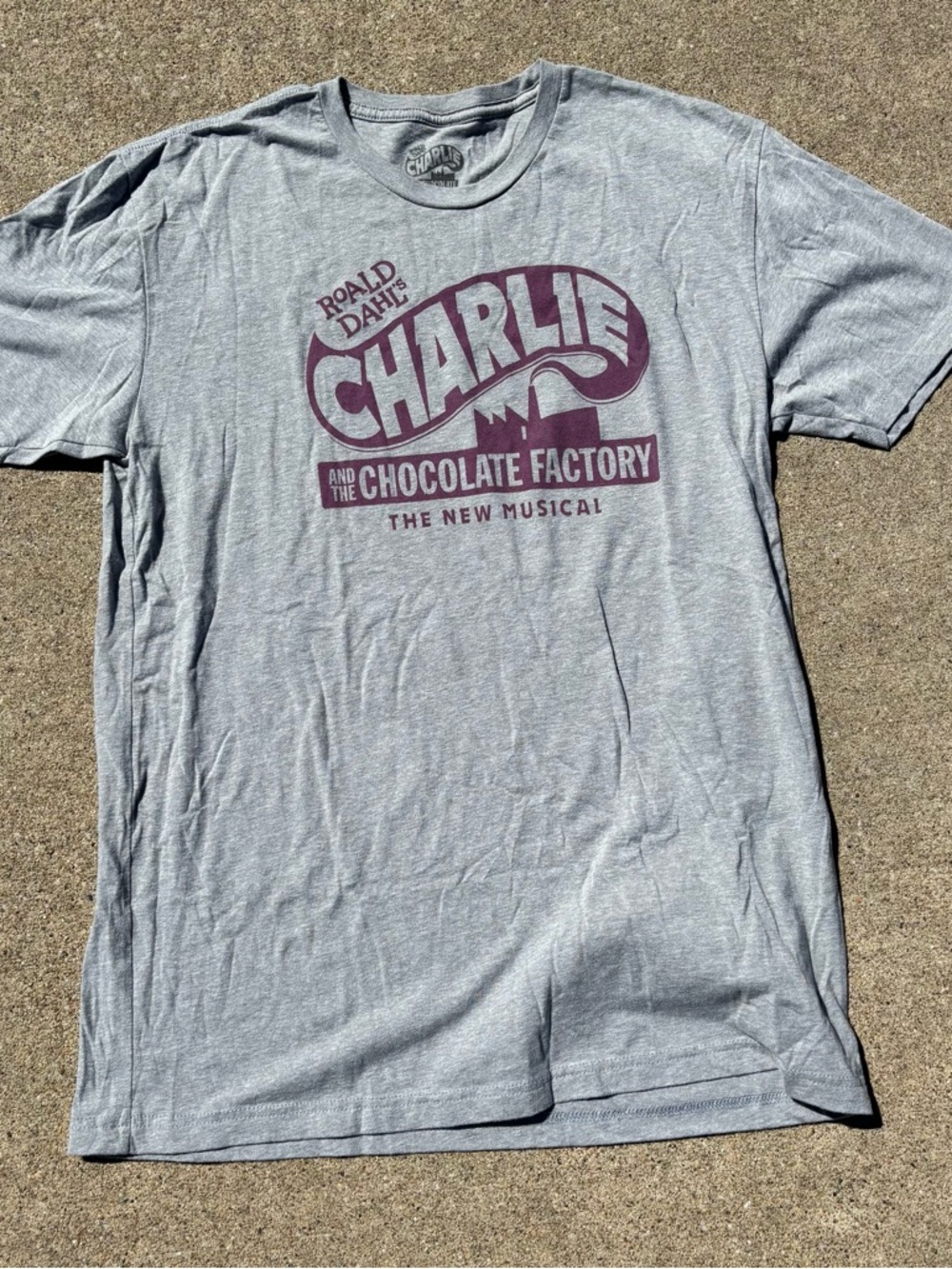 Charlie and the Chocolate Factory Musical Graphic Tee - Light Gray